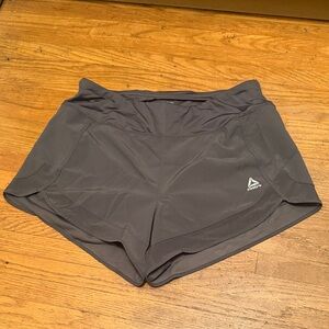 Reebok Women's M Charcoal Gray Athletic Shorts